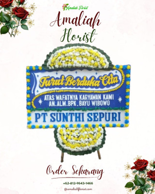 Papan Bunga Duka di Campursari